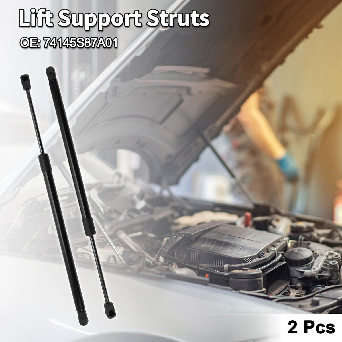 Front Hood Lift Supports Struts for Honda Accord (1994–1997)