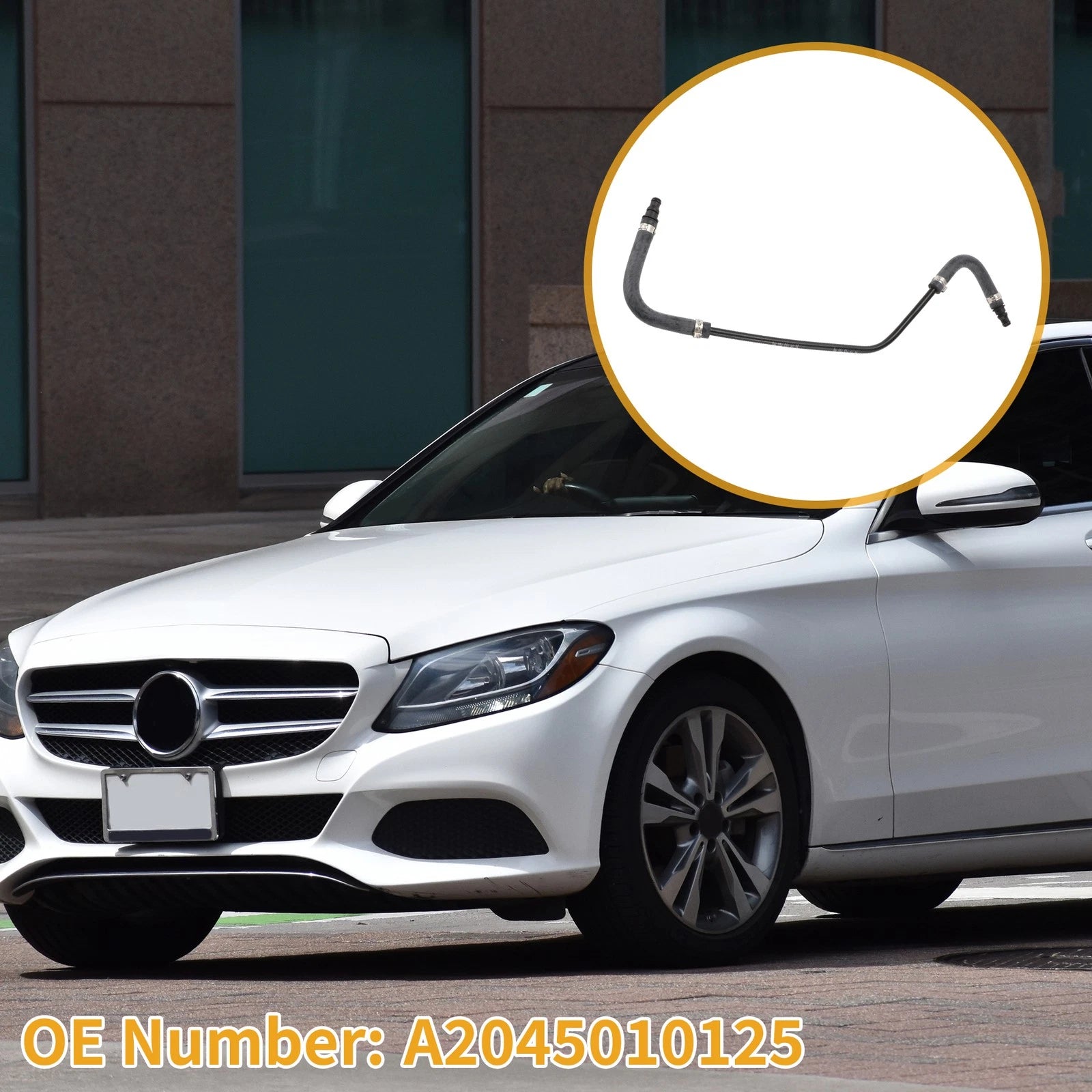Expansion Tank Breather Vent Pipe for Mercedes Benz C-Class W204 (2007–2014)