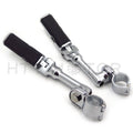 Gear Skull 1.5" Footpeg Mounting Kit for Motorcycle (Chrome)