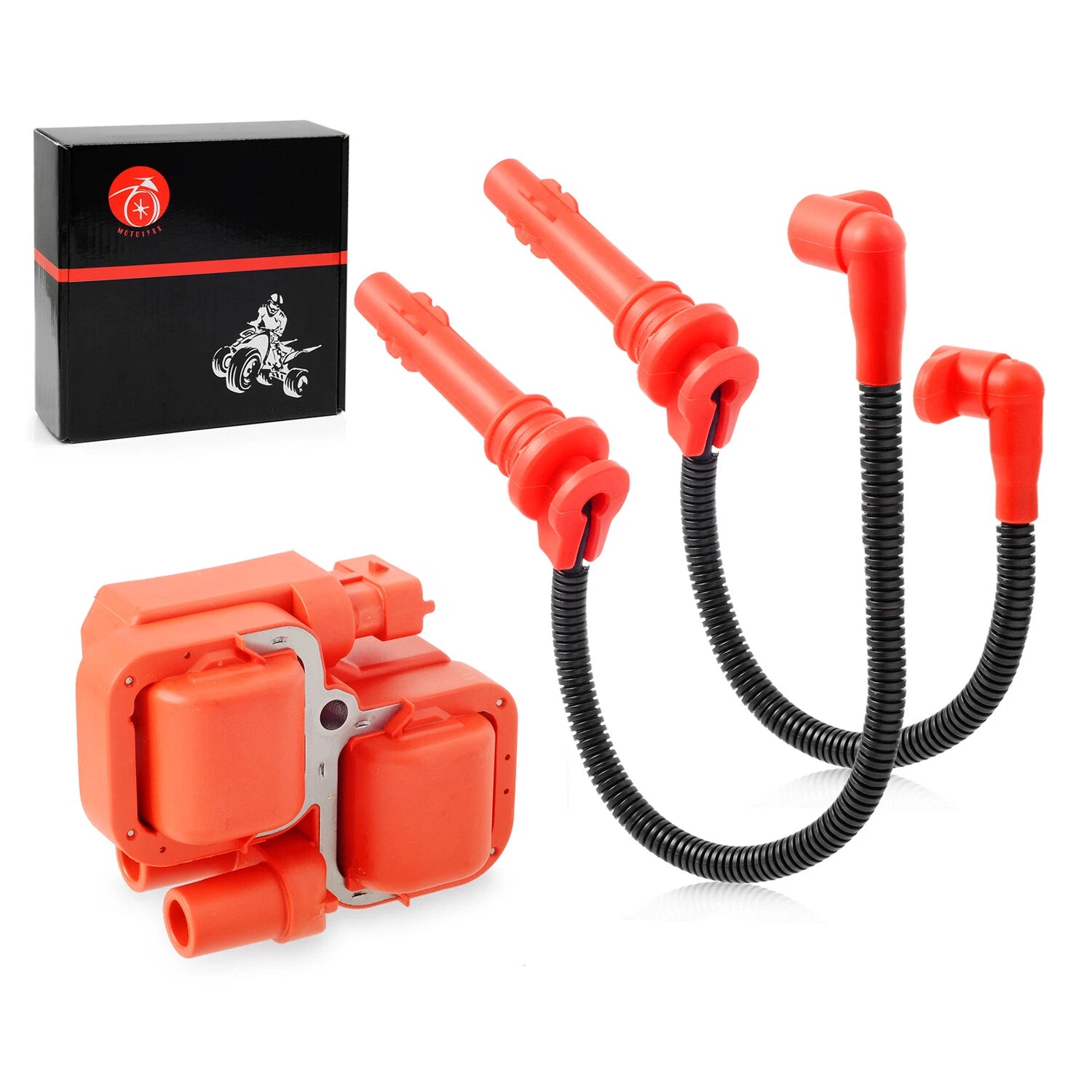 Ignition Coil with Wire & Cap for Polaris RZR XP 4 S 900 1000 RS1 Turbo (2014–2023)