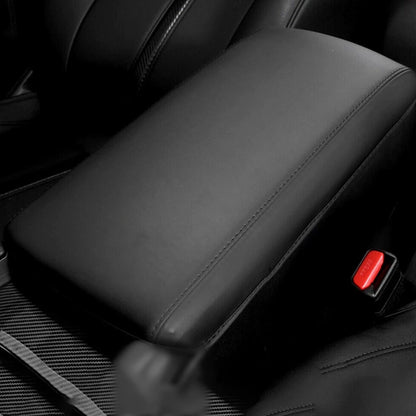 Armrest Center Cover for Nissan Maxima (2016–2021) - Black PU Leather