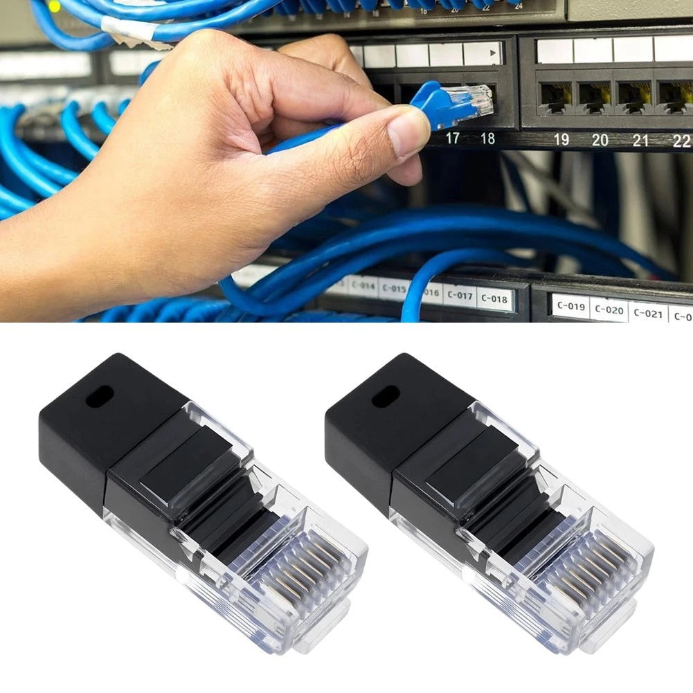Set of 2 RJ45 120 Ohm Termination Resistors for Network Maintenance