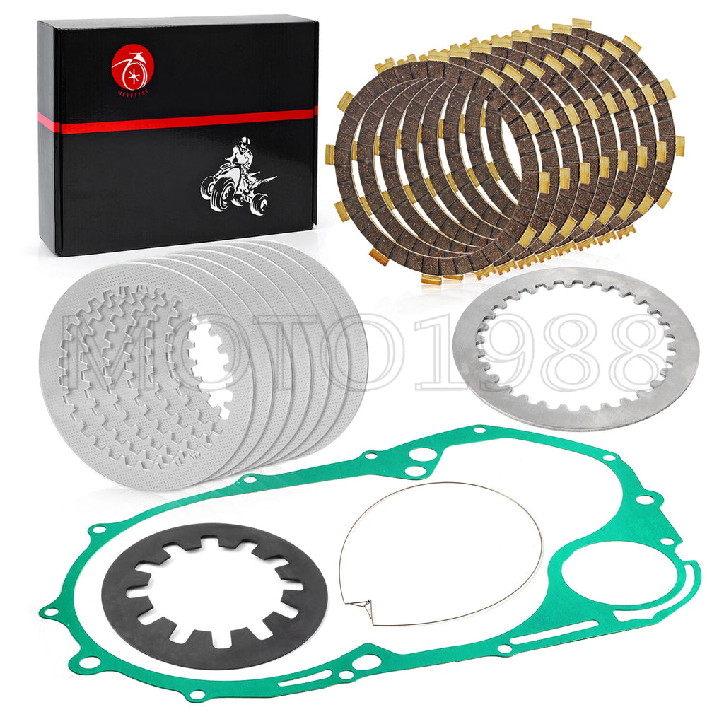 Clutch Friction Plates Kit with Gasket for Yamaha XVS1100 V-Star 1100 (1999–2009)