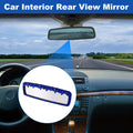 Interior Rearview Mirror Clip-On Rectangle Blue for Universal Fit (1 pcs)