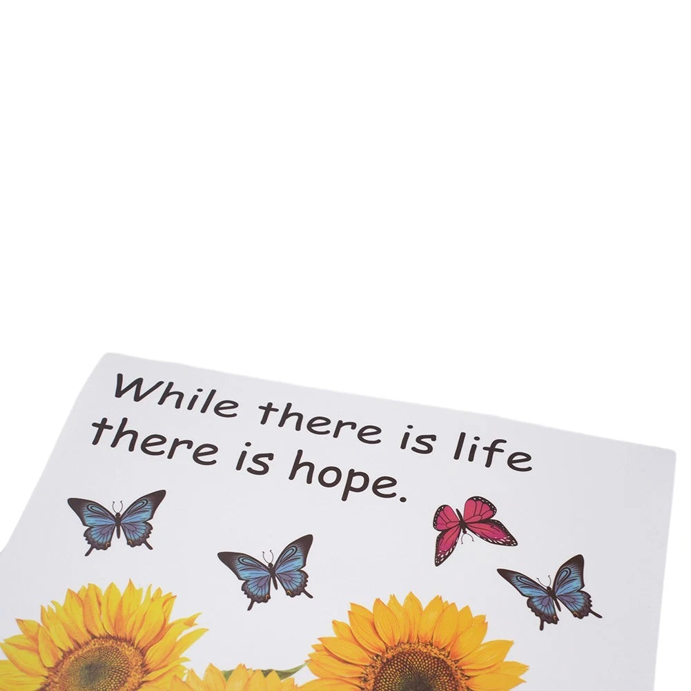 Removable Sunflower Wall Sticker for Kitchen (Waterproof PVC DIY Decor)