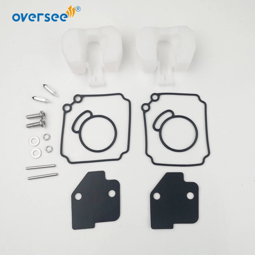 Carburetor Repair Kit 6L2-W0093-00-00 for Yamaha 2-Stroke 20-25HP (1990–2000)