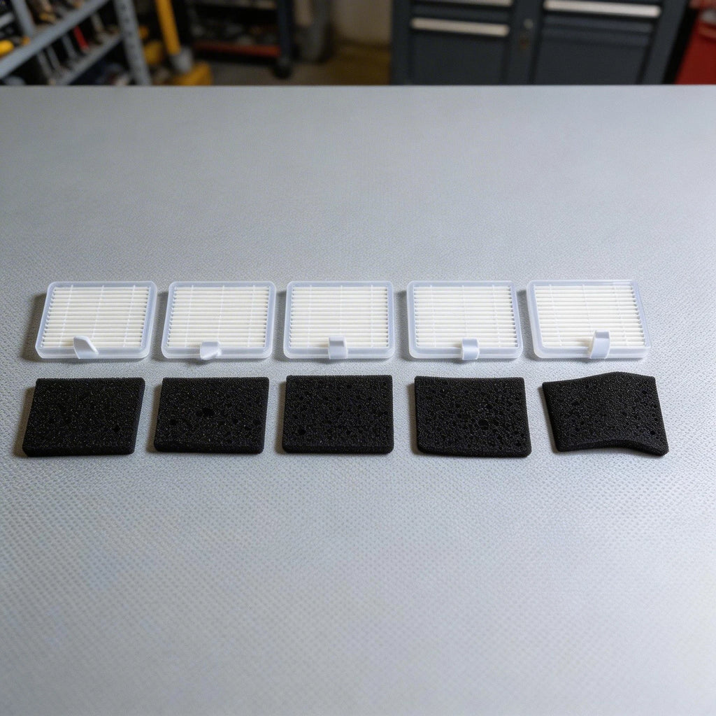 5 Piece Filter Pack for Cecotec Conga Y70 Robot Vacuum (HEPA)