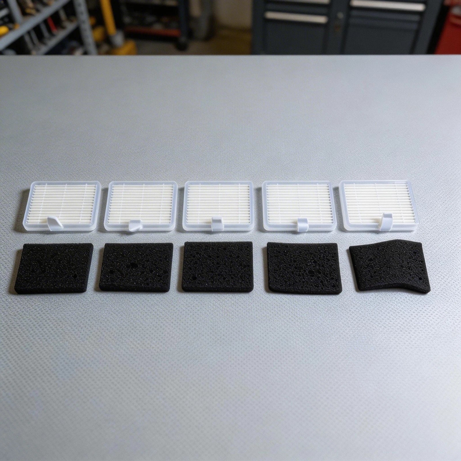5 Piece Filter Pack for Cecotec Conga Y70 Robot Vacuum (HEPA)