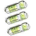 3 Pcs Green Bubble Level 30x9mm for Camera Tripod Alignment
