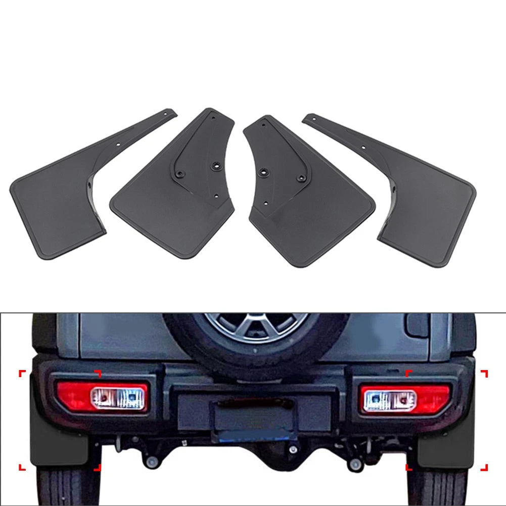 Mud Flaps Splash Guards for Suzuki Jimny (2019–2024)