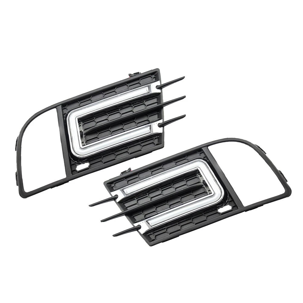 LED Daytime Running Lights DRL Amber White for VW Tiguan (2013–2016)