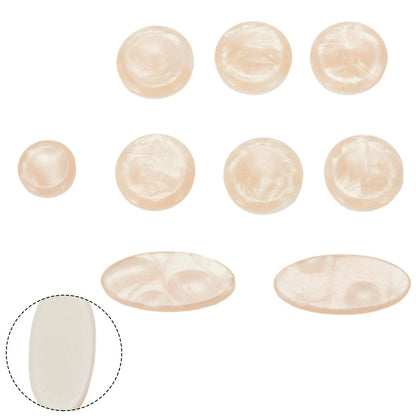 Saxophone Key Buttons Inlays for Easy Installation - Small Round Beige
