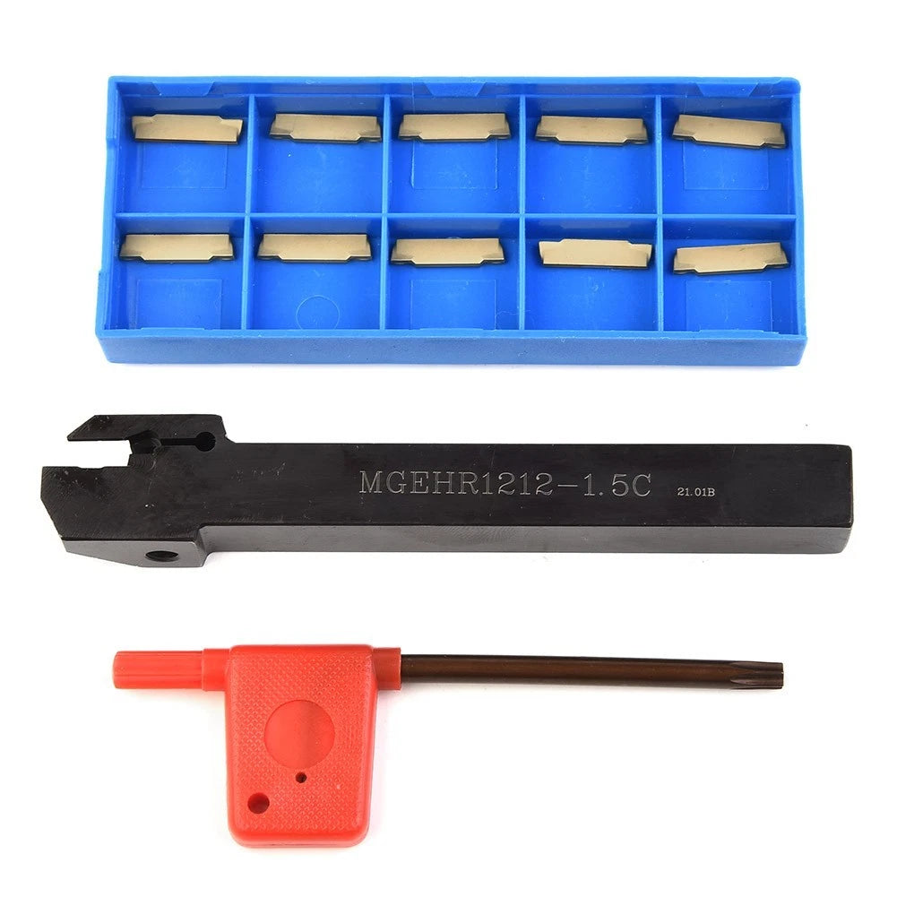 MGEHR1212-1.5 Grooving Cutter Holder + 10x MGMN150-G Inserts for
