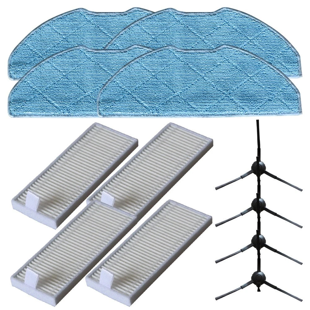Replacement Kit for Eureka Lvac Voice Nuo R580HK (Side Brush & Mop Cloth)