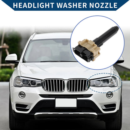 Front Driver Side Headlight Washer Nozzle Replacement for Toyota Land Cruiser (2008–2021)