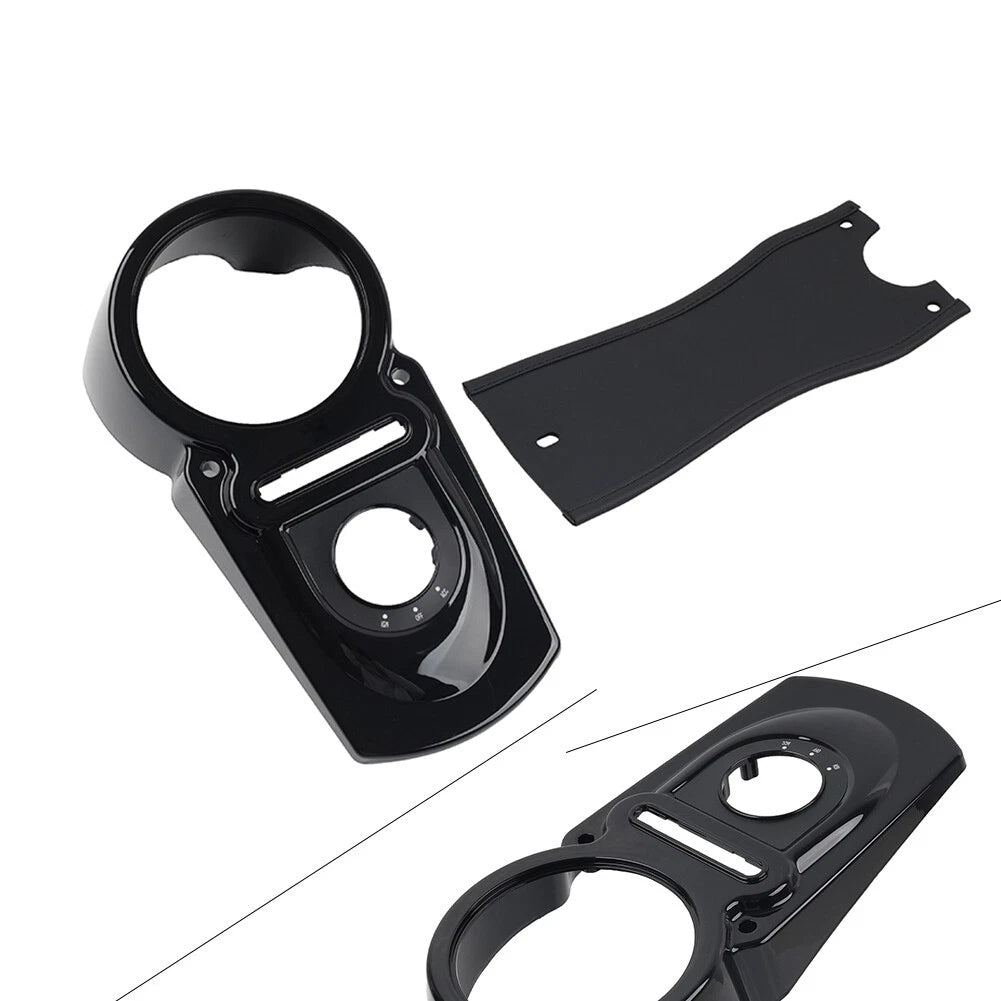 Fuel Tank Console & Gas Tank Panel Bib for Harley Dyna FXDF FXDB (2006–2017)