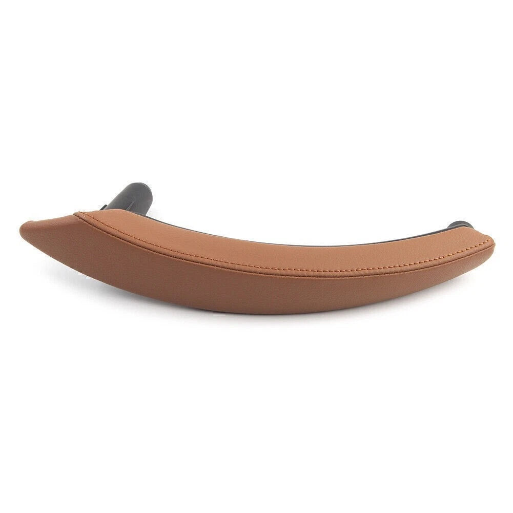 1Pcs Door Trim Pull Handle Left Side Real Leather for BMW X5 X6 (2007–2013)