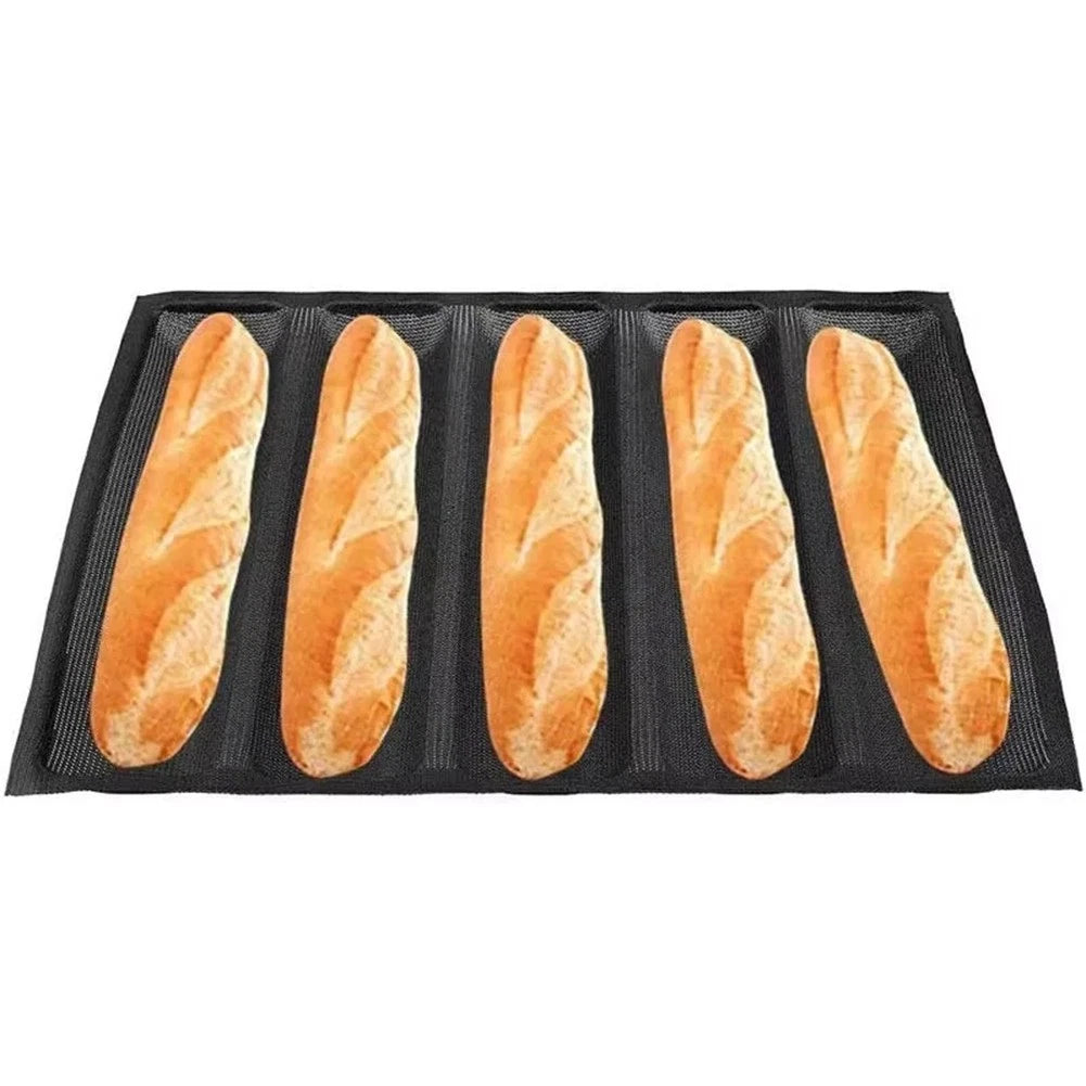 Nonstick Perforated Bread Pan for Comfortable Oven Use
