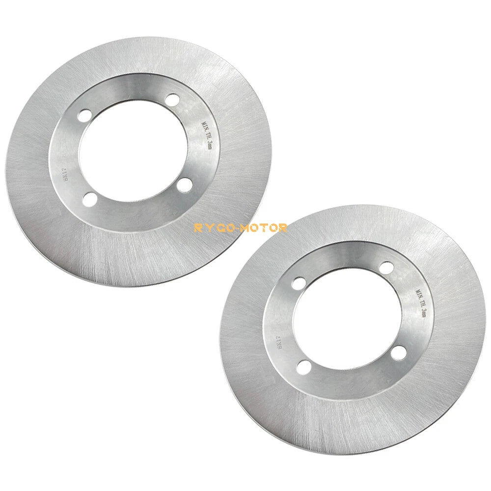 2X Front Brake Disc Rotor for Suzuki Eiger 400 King Quad 400 (2002–2007)