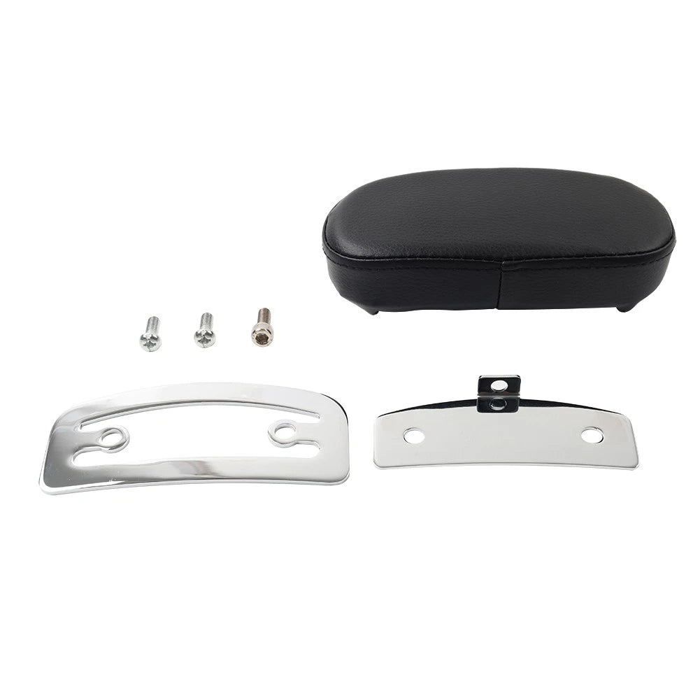 6" Mini Backrest Pad for Harley Dyna Fat Boy Sportster XL1200 Softail