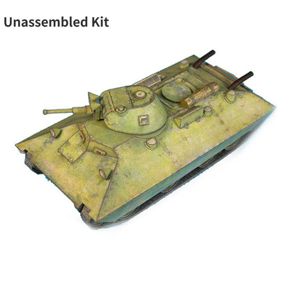 1:50 Paper Model Assembly for Soviet BT-SV Light Tank (Unassembled)