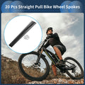 Bicycle Wheel Spokes Straight Pull 265mm Replacement for 14G (20 Set)