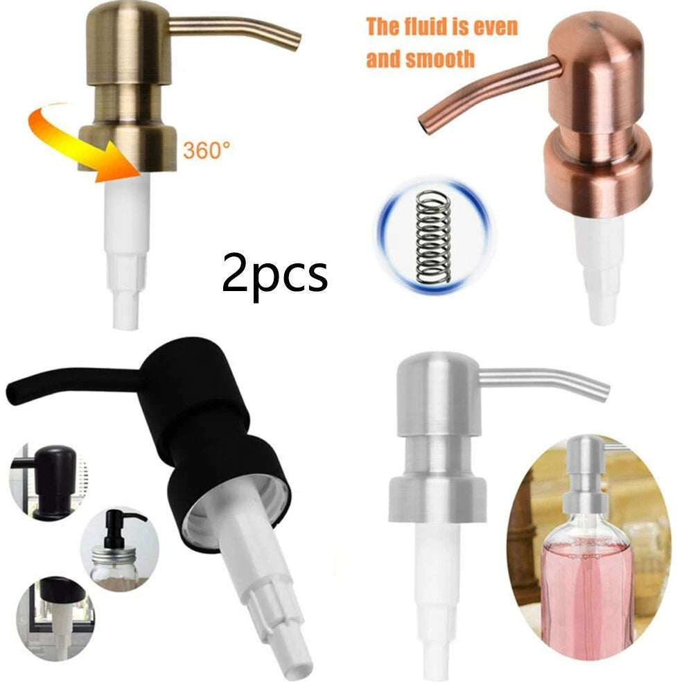 2pc Stainless Steel Pump Tool Accessories for DIY Retro Projects