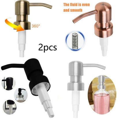 2pc Stainless Steel Pump Tool Accessories for DIY Retro Projects