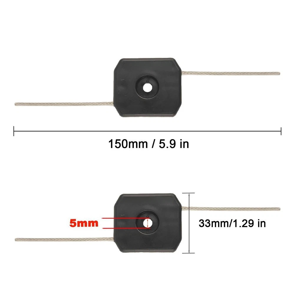10 Pcs Trimmer Spool Heads for Grass Trimmers (Compatible with Most)