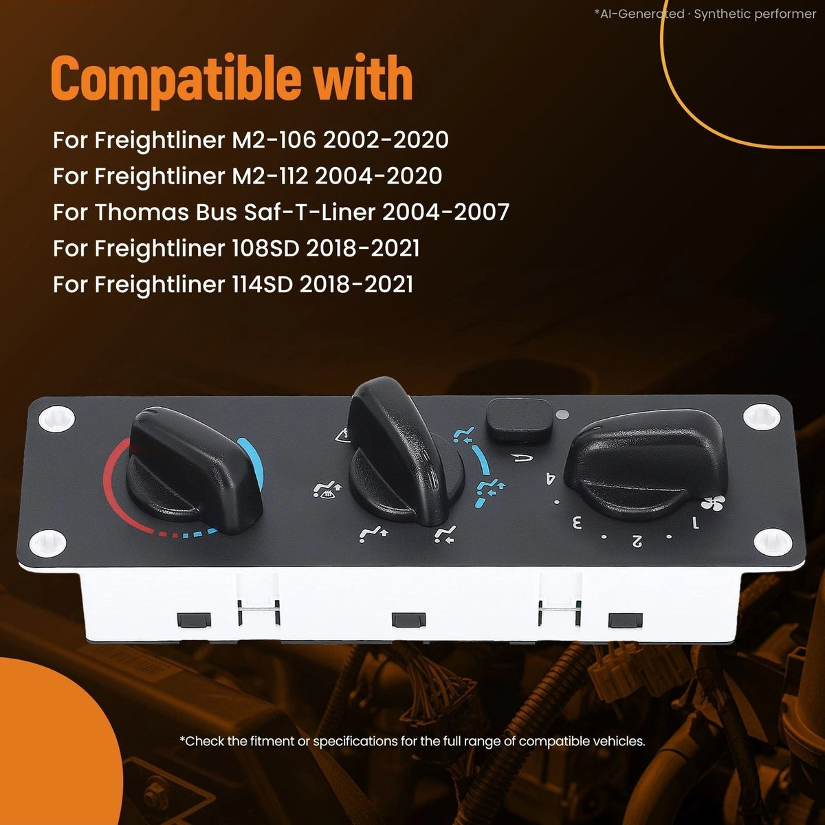 A/C Control Module 599-008 for Freightliner M2 (2002–2020)