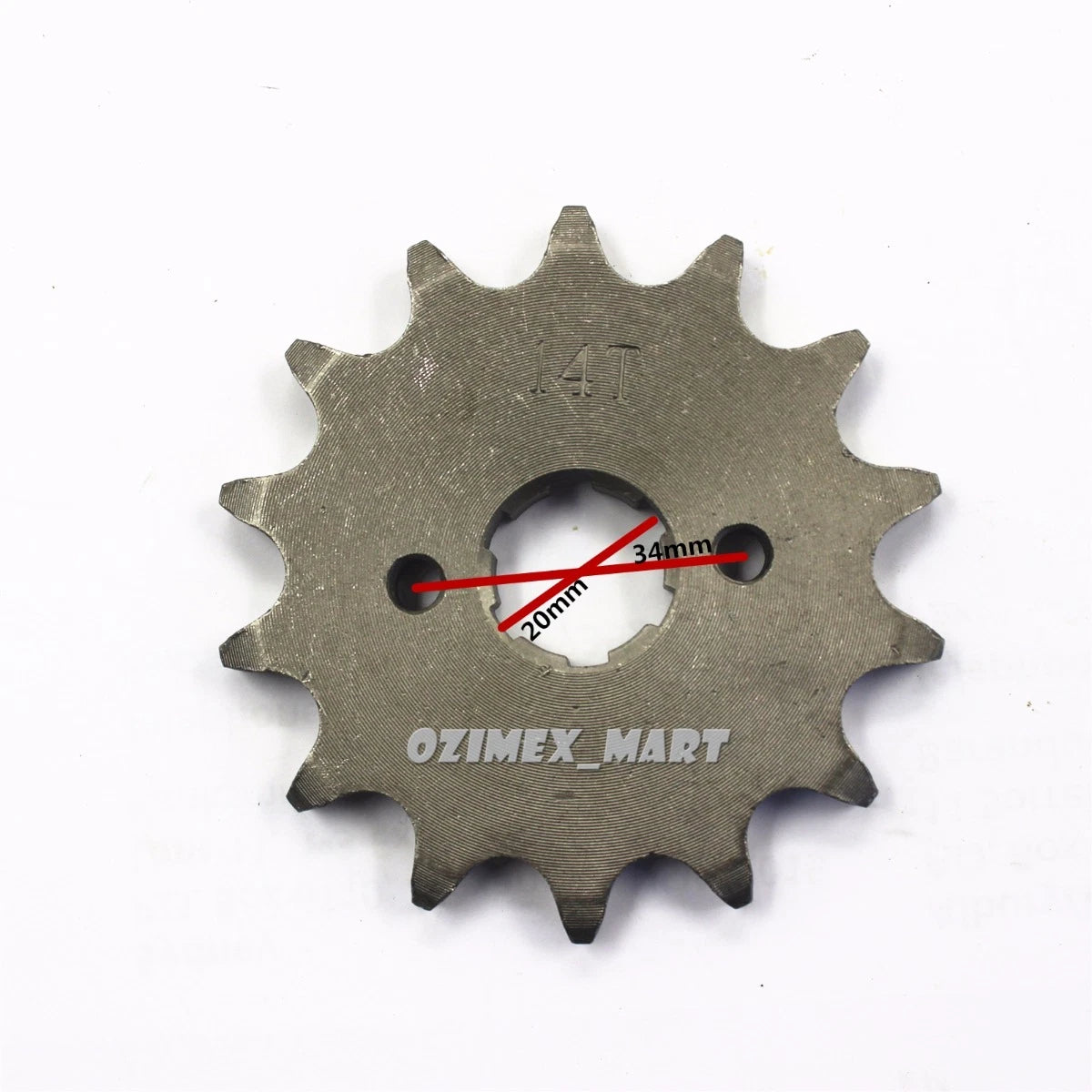 14T 20mm Front Sprocket Cog for PIT PRO Trail Dirt Quad Bike