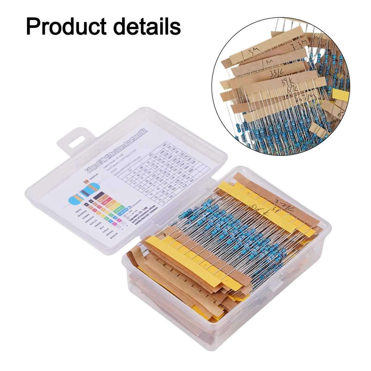 Resistor Covering 64 Values for Various Makes and Models