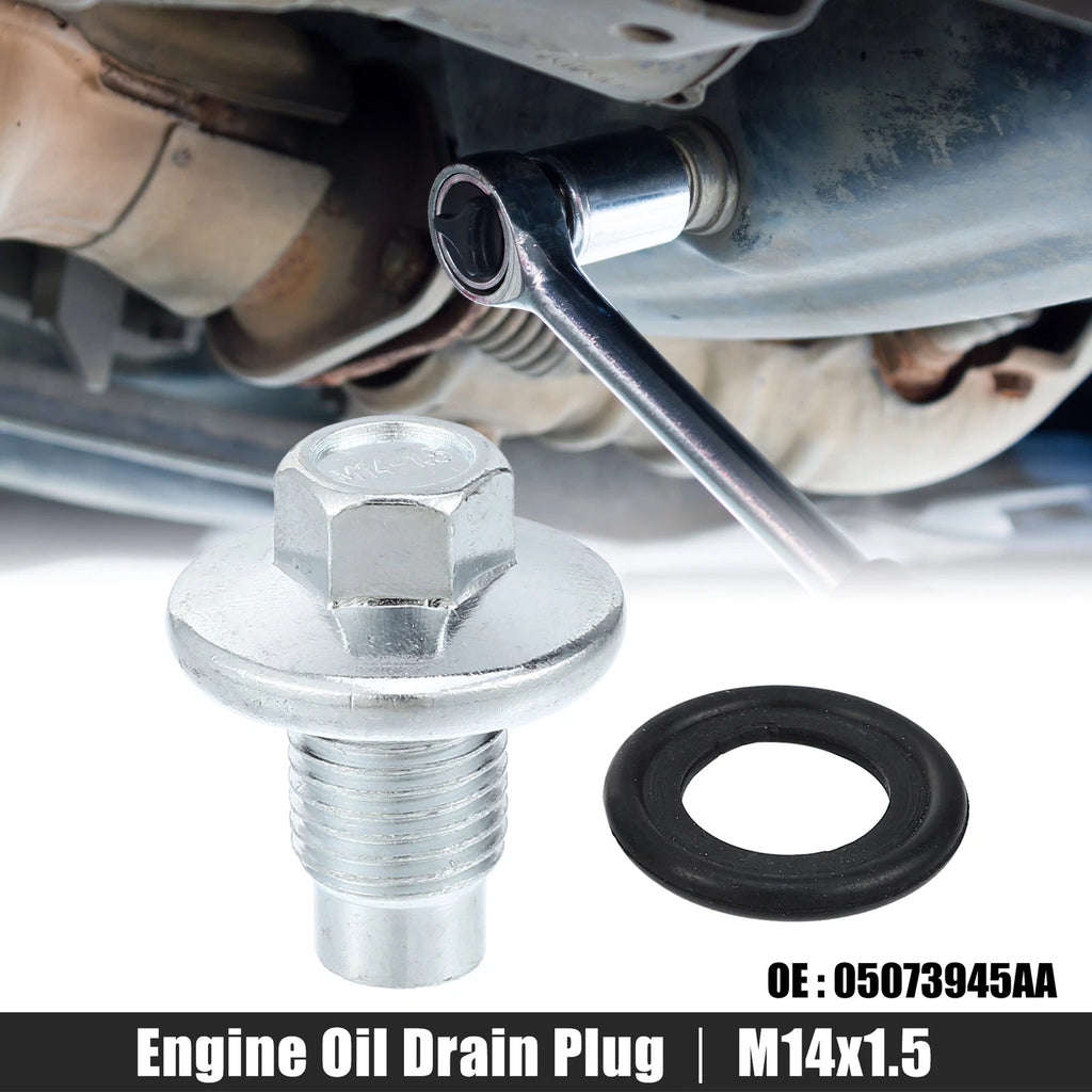 Engine Oil Drain Plug Screw Replacement M14x1.5 for Mercedes-Benz Dodge (—)