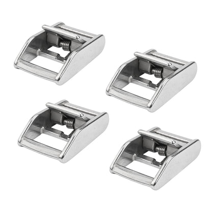 Set of 4 Cam Buckles for 25mm Stainless Steel Cargo Securing