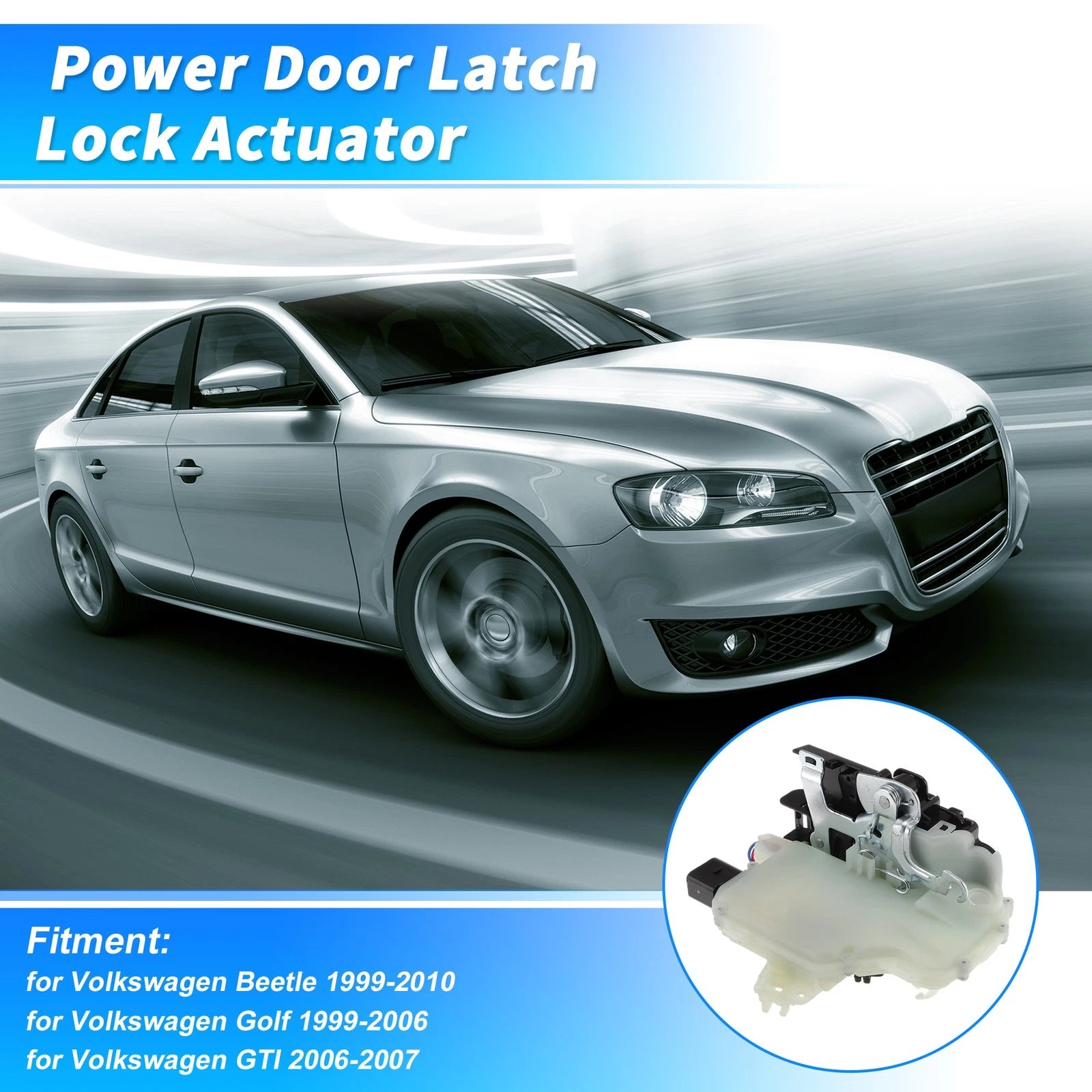 Front Right Power Door Lock Actuator Replacement for Volkswagen Beetle (1999–2010)