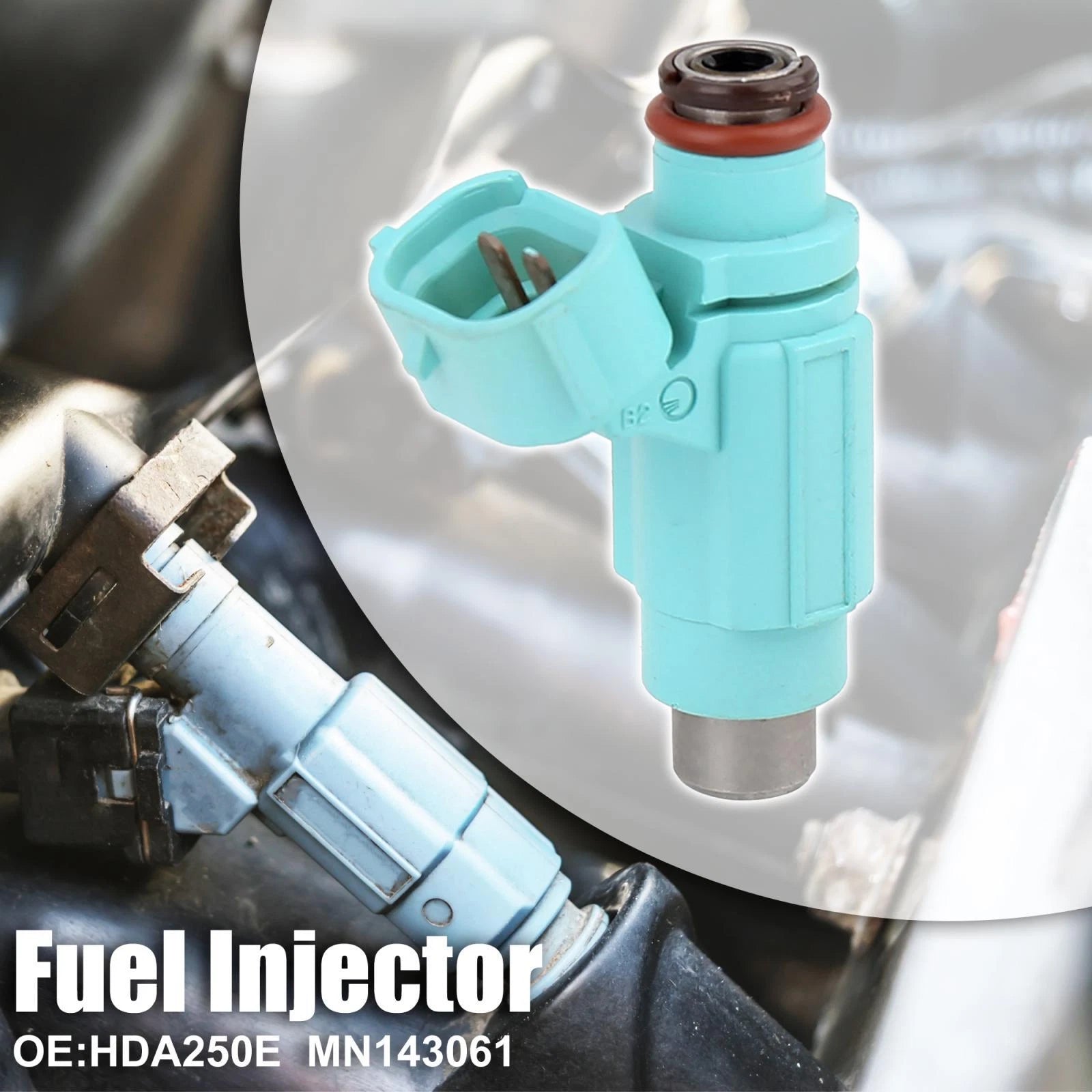 Car Fuel Injector DC 12V Replacement for Mitsubishi Outlander 2004–2006