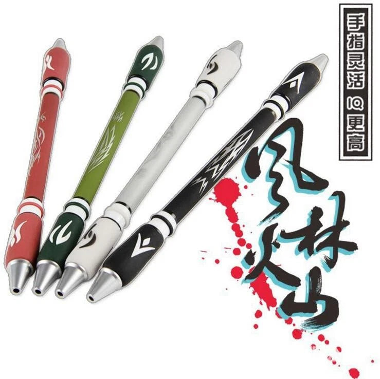 Spinning Rolling Finger Ballpoint Pen with Non-Slip Coating