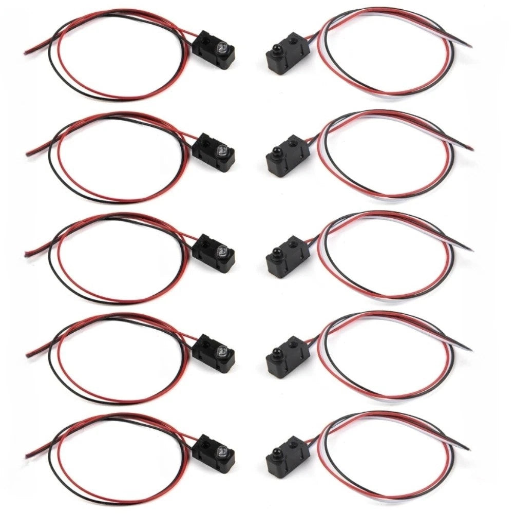 5PCS Photoelectric Switch IR Break Beam Sensor Module 35mm for PLC Systems
