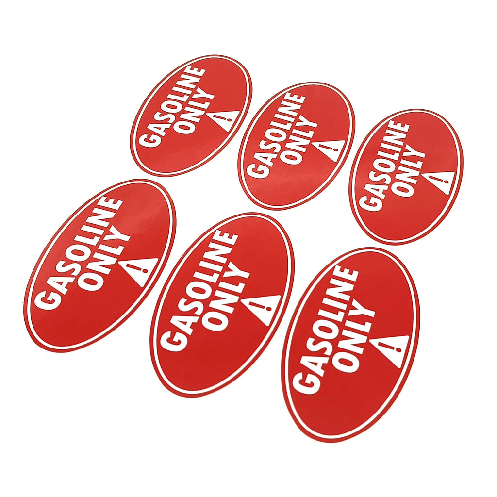 Gas Only Sticker for