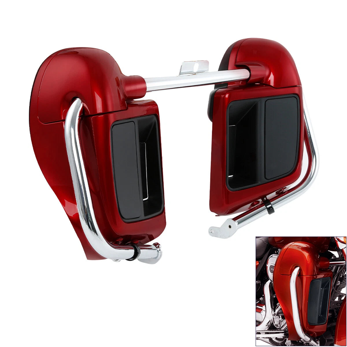 Lower Vented Fairings Engine Guard Crash Bar for Harley Road Glide (2014–2023)