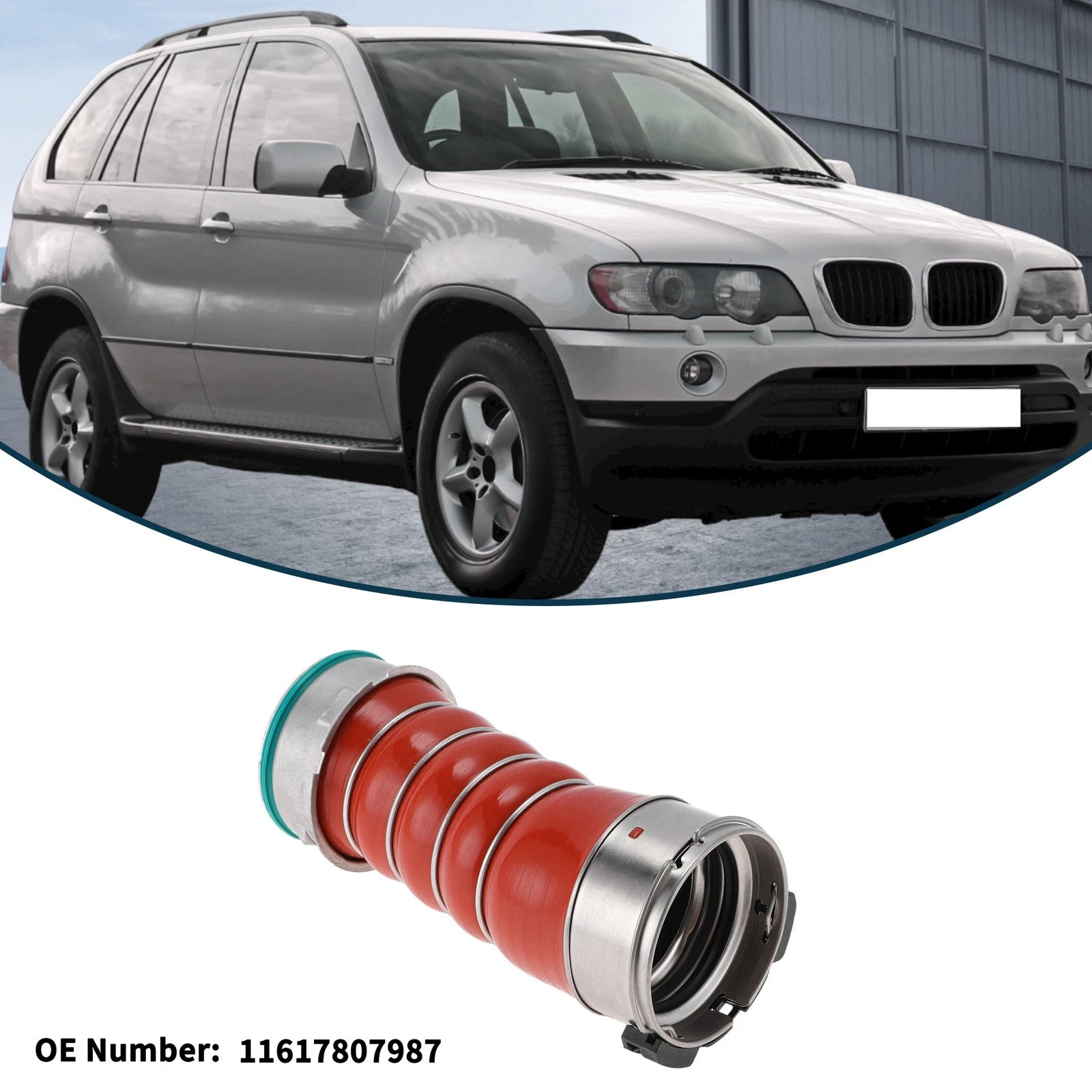 Radiator Hose for BMW X5 E70 2010–2013 Replacement Rubber Intake Pipe