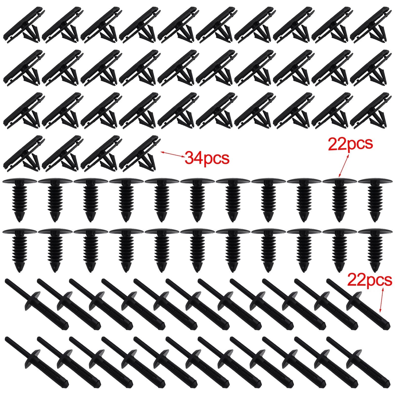 Fender Flare Hardware Clip Kit for