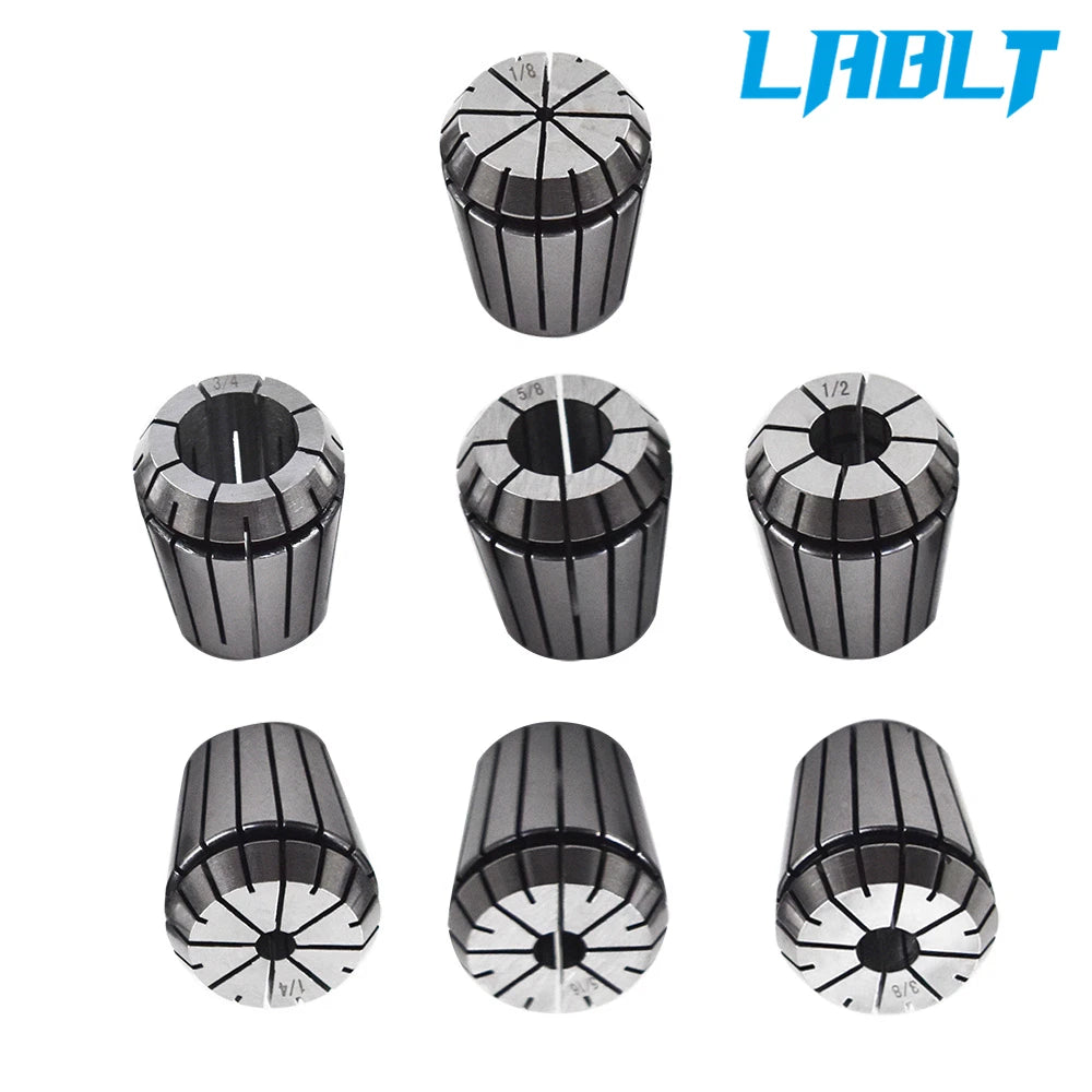 7Pcs ER32 Spring Collet Set for CNC Lathe Tool Engraving Machine