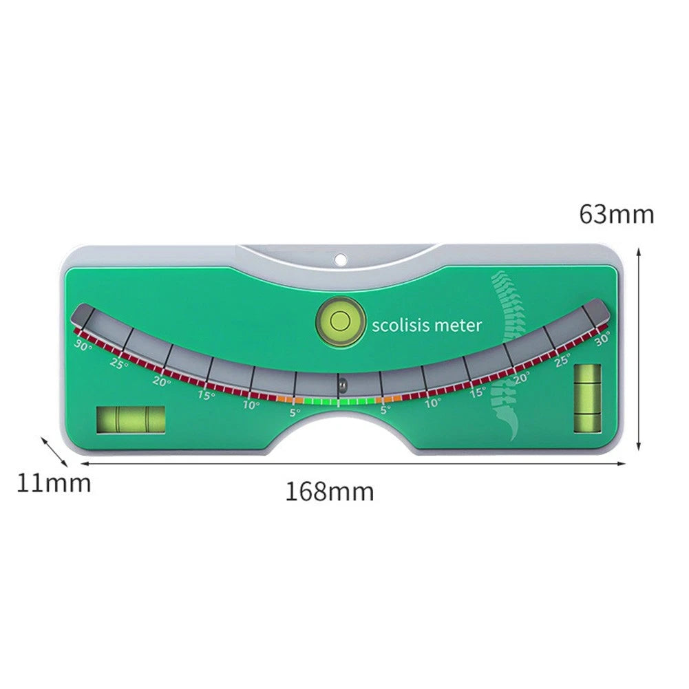 Scoliosis Measuring Ruler with Zeroing Function for Fast Results