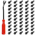 50 Fender Rivet Clips w Tool Replacement for Polaris Ranger Honda (2005–2020)