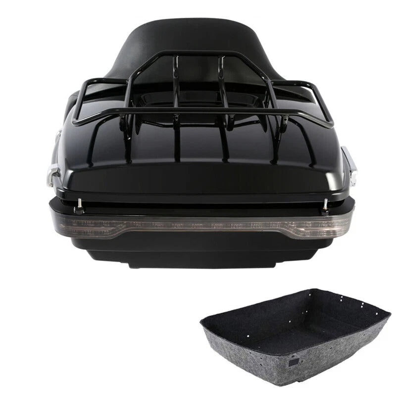 LED Backrest Pad Rack for Harley Touring Road Glide (2014–2026)