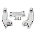 8.46" Pullback Handlebar Risers Clamp Chrome for Harley (1" Handlebar)