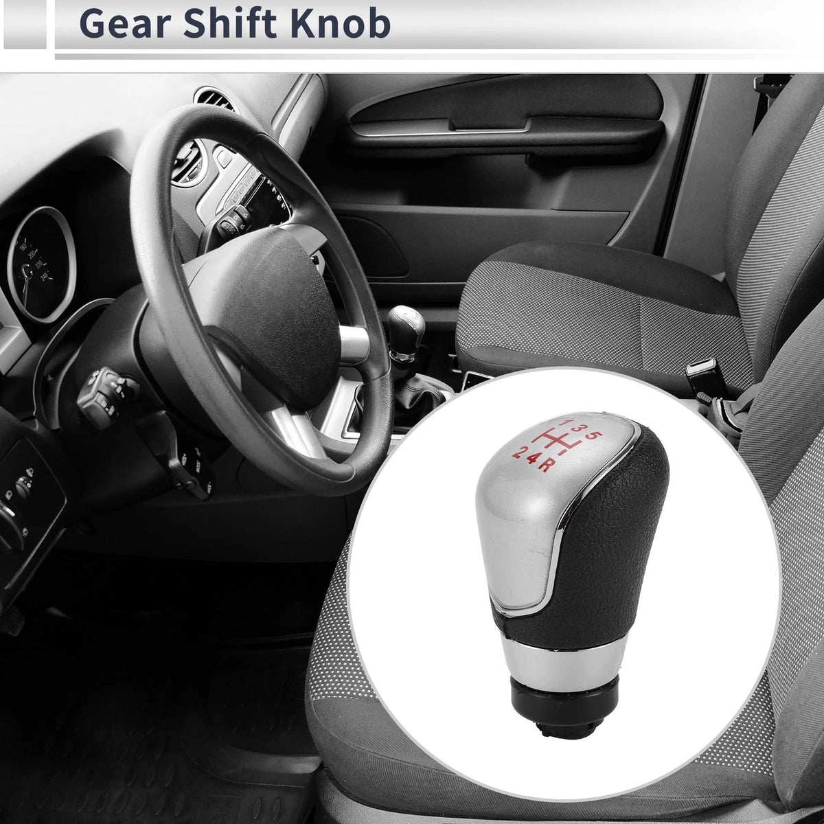 5 Speed Shift Knob Replacement for Ford Focus MK2 FL (2005–2011)