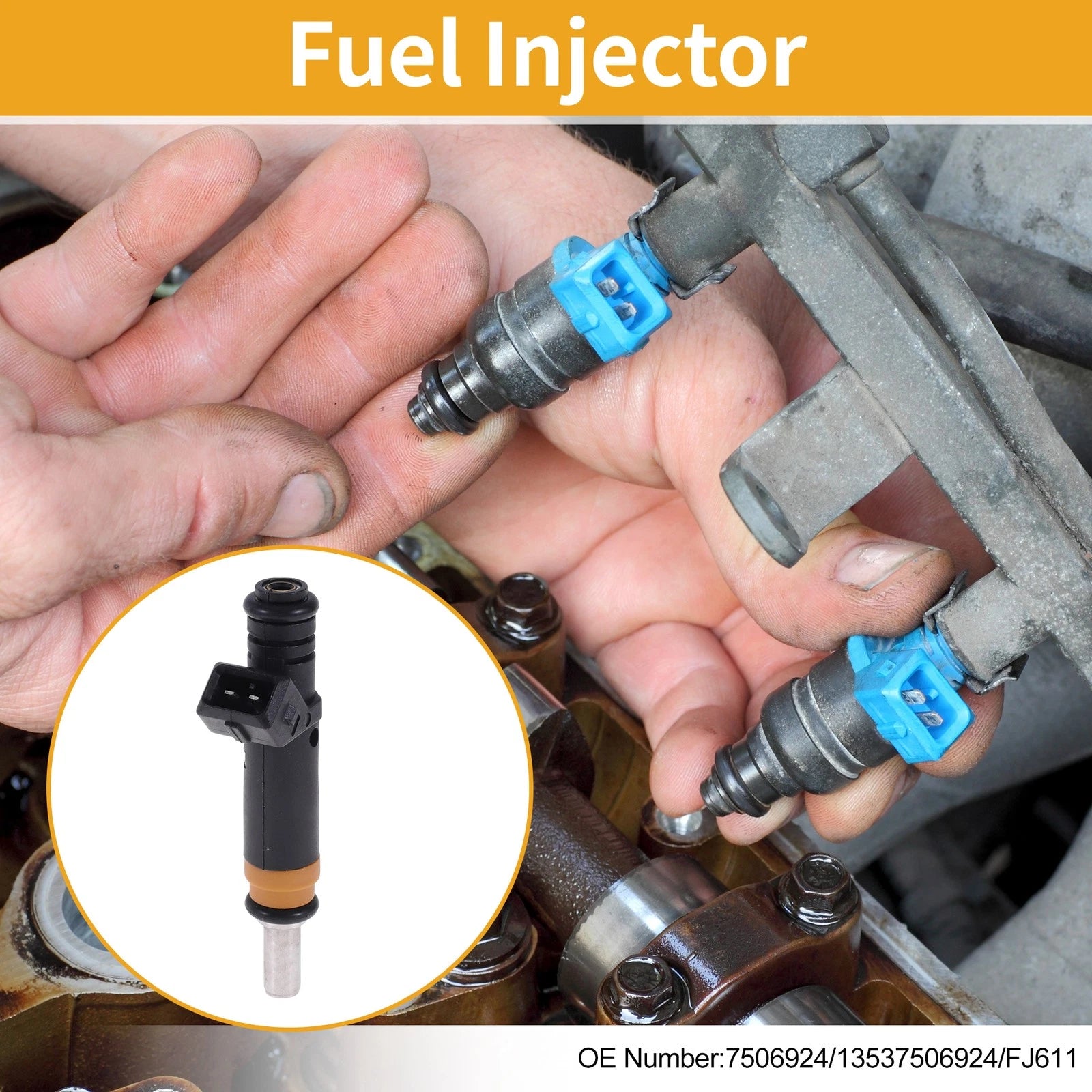 Fuel Injector Replacement for BMW 7 Series E65 V8 (2002–2003)