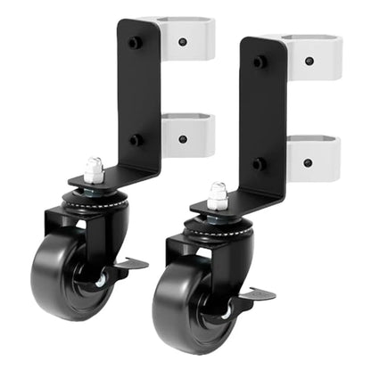 Dual Front Wheels Castors for Packout Toolboxes (360 Degree, Rubber Tread)